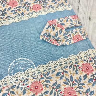 Capa de Agenda A5 - Tilda Flowers