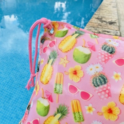 Almofada de Praia Tropical Pink