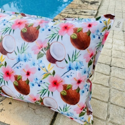 Almofada de Praia Cocos Azuis