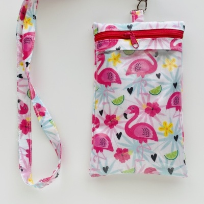 Bolsa Telemóvel Flamingos&Limas