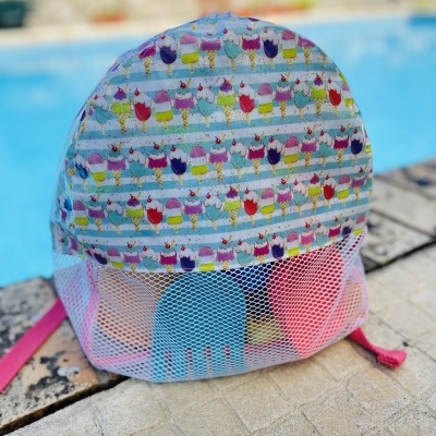 Mochila de Praia Gelados às Riscas