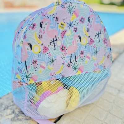 Mochila de Praia Pink Flamingo