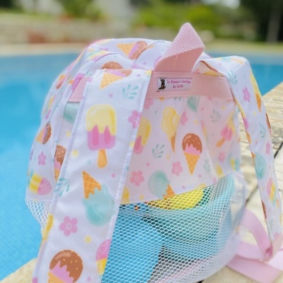 Mochila de Praia Gelados Deliciosos
