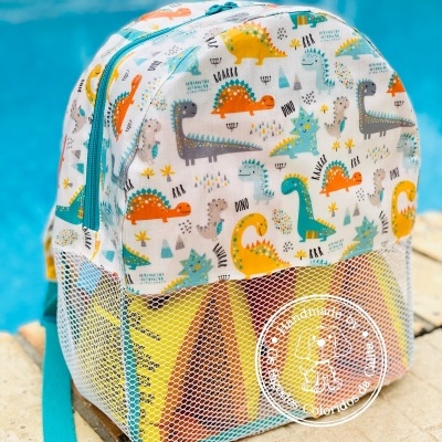 Mochila de Praia Dinossauros Coloridos