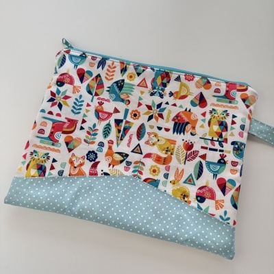 Bolsa de Mão Geometric Animals