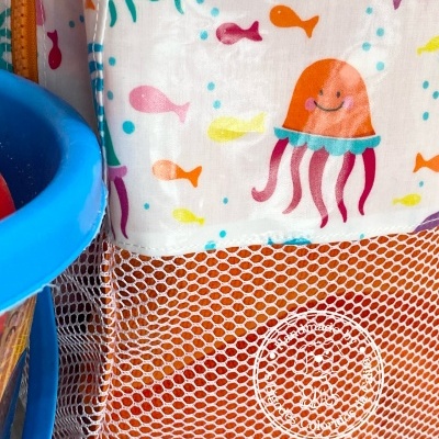 Mochila de Praia Medusas Coloridas