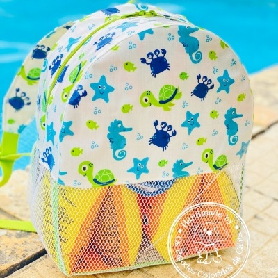 Mochila de Praia Green Turtle