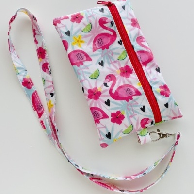 Bolsa Telemóvel Flamingos&Limas