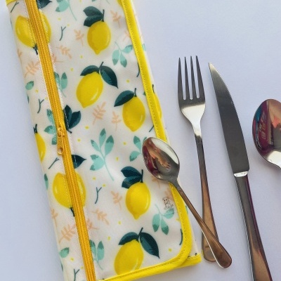 Individual de Refeição com porta talheres #004