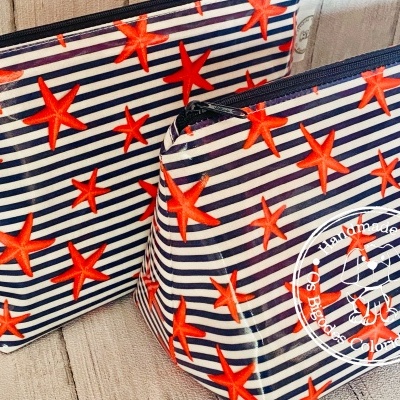 Necessaire Plastificada Grande Riscas