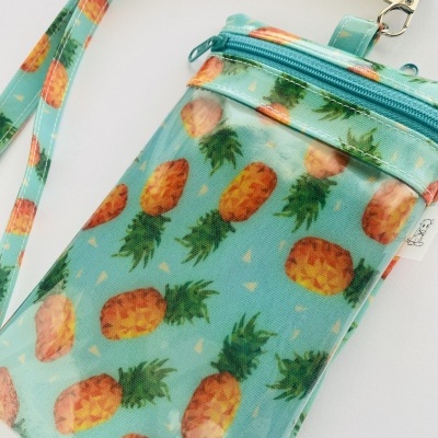 Bolsa Telemóvel Ananases Turquesa