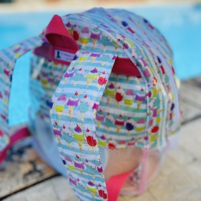 Mochila de Praia Gelados às Riscas