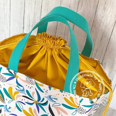 Lancheira Quadrada Birds&Flowers