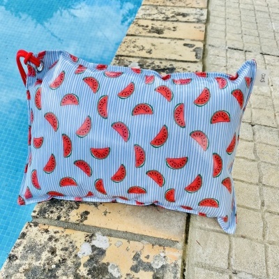 Almofada de Praia Melancias Riscas Fininhas