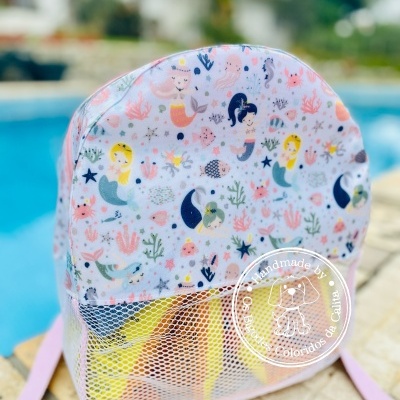 Mochila de Praia Sereias Mágicas