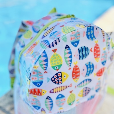 Mochila de Praia Peixes Divertidos