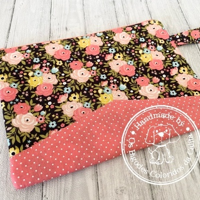 Bolsa de Mão Black Roses