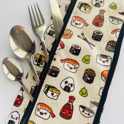 Individual de Refeição com porta talheres #006