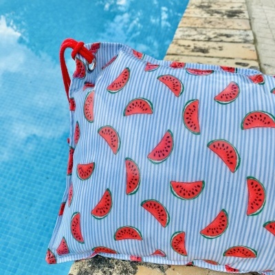 Almofada de Praia Melancias Riscas Fininhas