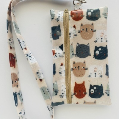 Bolsa Telemóvel Gatos