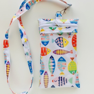 Bolsa Telemóvel Peixes Coloridos
