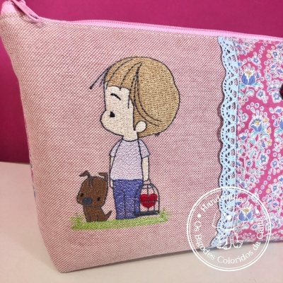 Necessaire Menino com Gaiola