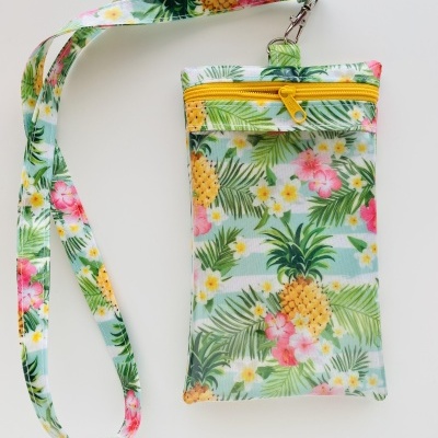 Bolsa Telemóvel Ananases Tropicais