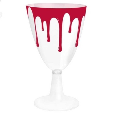 Conj. 3 Copos Transparentes c/ Pé Sangue