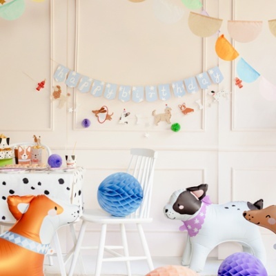 Grinalda Cão Happy Birthday