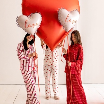 Balão Coração Acetinado Love