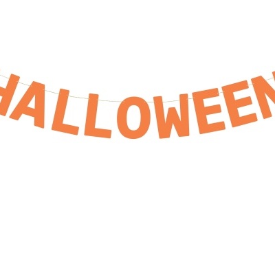 Grinalda Halloween Laranja