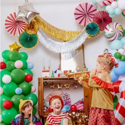 Grinalda Franjas Prateada