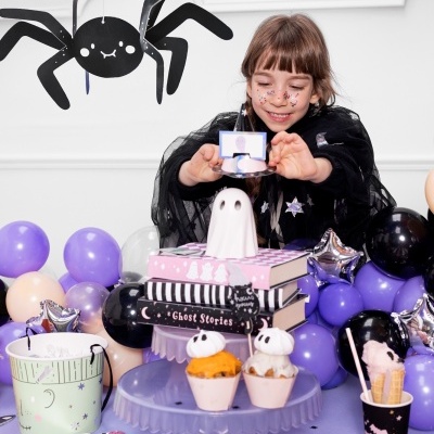 Conj. 5 Aranhas Decorativas