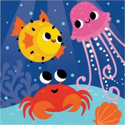 Guardanapos Fundo do Mar