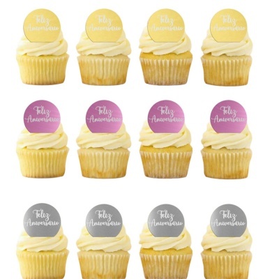 Tags Decorativas Feliz Aniversário