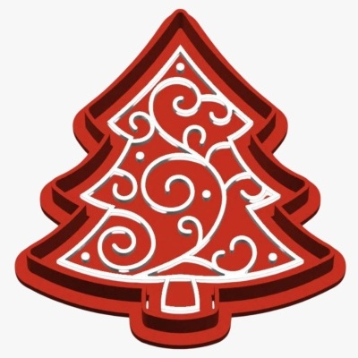 Cortador c/ Carimbo Pinheiro de Natal