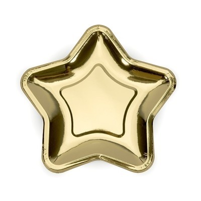 Pratos Estrela Dourada Pequenos