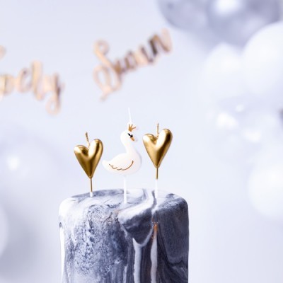 Velas Cisne e Corações
