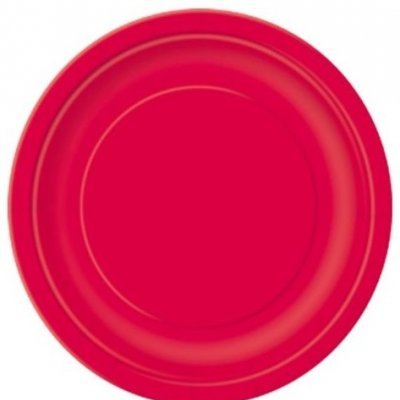 Pratos Vermelho Grandes