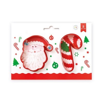 Conj. 2 Cortadores Pai Natal e Cana
