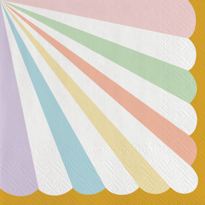 Guardanapos Riscas Cores Pastel