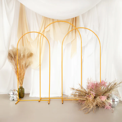 Aro Arco Metal Oval Dourado