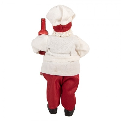 Pai Natal Decorativo Vinho 27cm