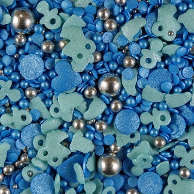 Confetis Mix Baby Blue