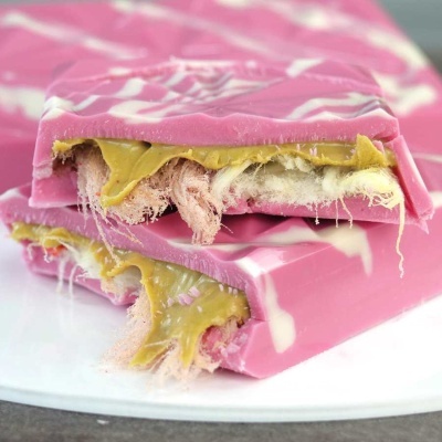 Chocolate Fraccionado Sabor Morango