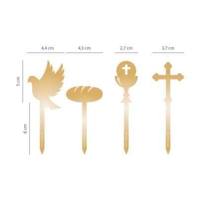 Toppers Comunhão e Crisma