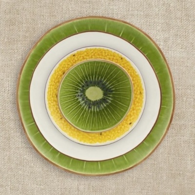 Prato Maracujá Sobremesa Bordallo Pinheiro