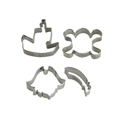 Conj. 4 Cortadores Piratas