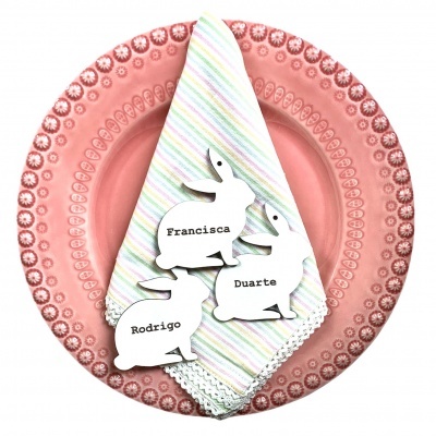 COELHO ETIQUETA PÁSCOA PERSONALIZADA