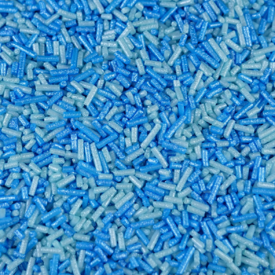 Granulado Açúcar Mistura Azul Brilho